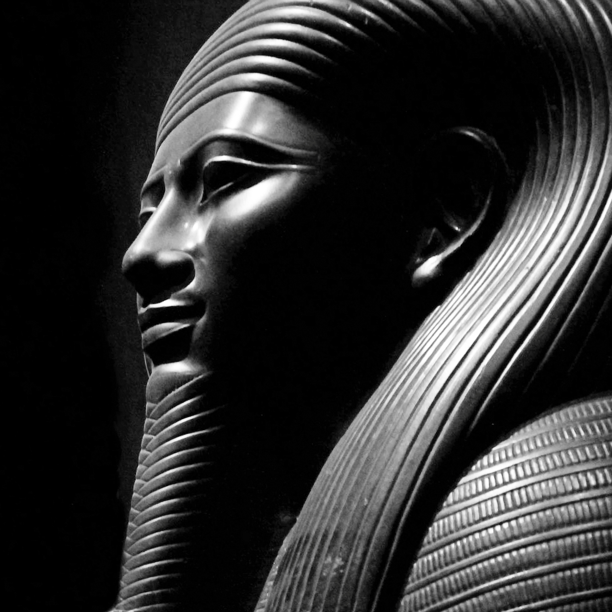 Pharaoh Egyptian Culture Black White